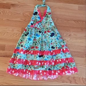 Jelly The Pug Beleeza Miranda Halter Ruffle Dress